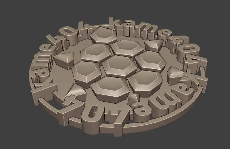 改良版の断面図。底面を絞ることで、陰影が生まれやすく。