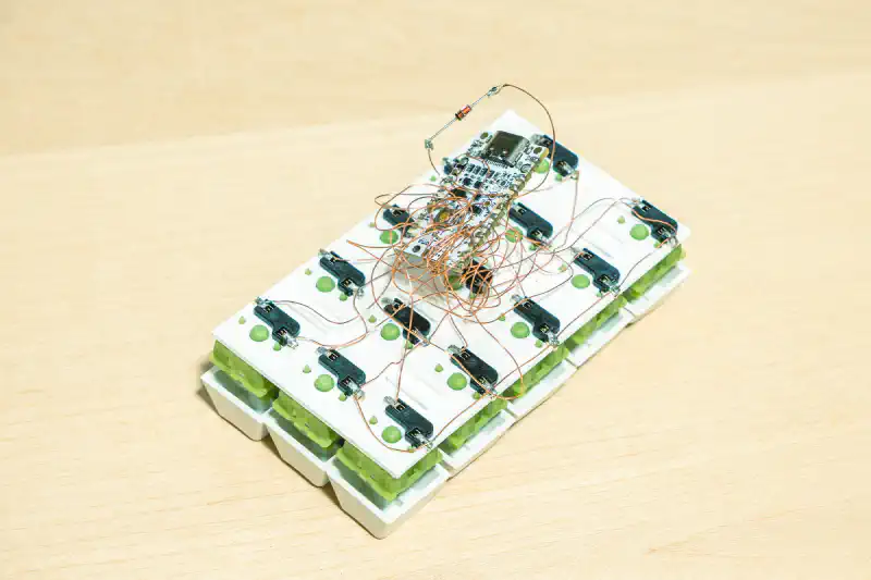 ダイオードを追加した配線